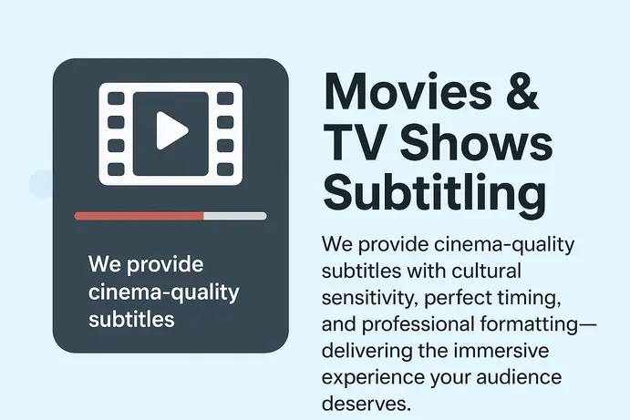 Movies & TV Shows Subtitling