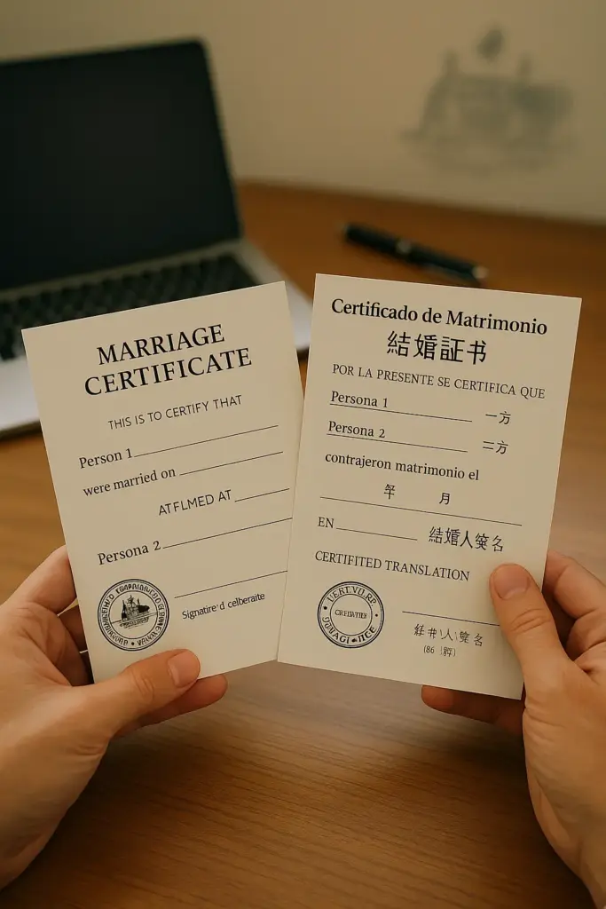 Marriage Certificate