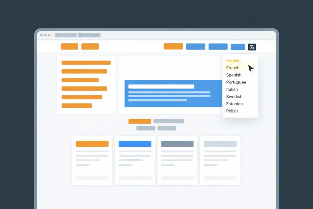 Website Content Translation